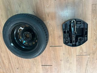 Rueda repuesto + Kit gato 195/65/15 PSA
