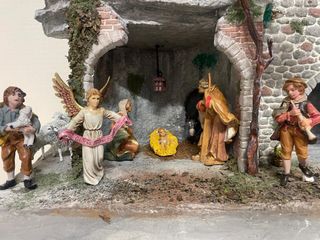 Presepio artigianale in coppo