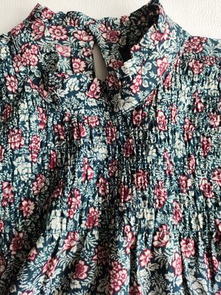 Camisa Pepe Jeans floral azul y roja