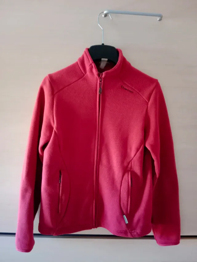 Chaqueta polar Quechua roja