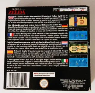Zelda NES Classics Game Boy Advance
