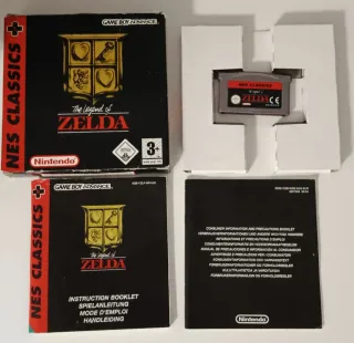 Zelda NES Classics Game Boy Advance