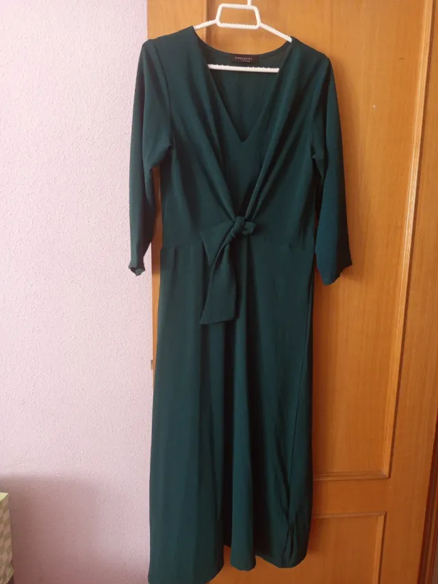 Vestido verde largo