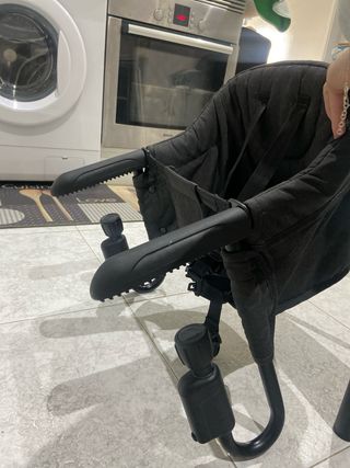 Trona/silla bebé ajustable de mesa fijación