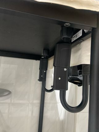 Trona/silla bebé ajustable de mesa fijación