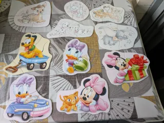 10 Puzzles Disney 4-5 piezas