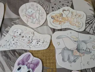 10 Puzzles Disney 4-5 piezas