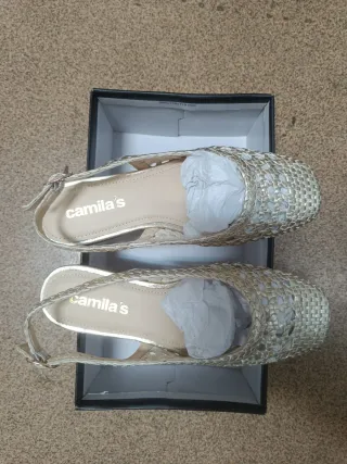 Sandalias doradas Camila's talla 37