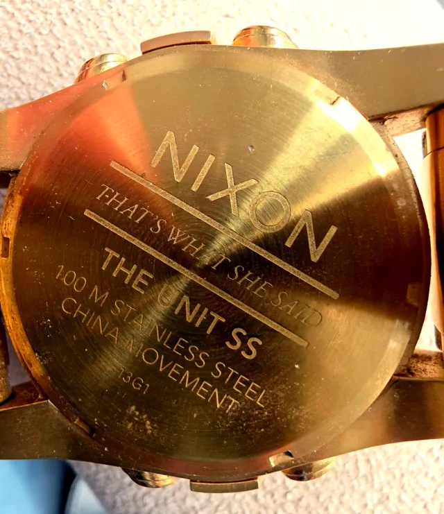 Reloj Nixon The Unit SS Dorado