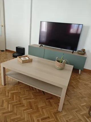 Mueble TV Besta Ikea Roble/Verde