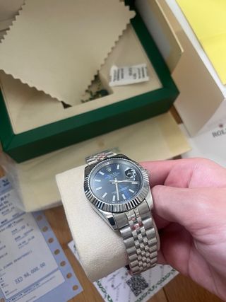 Rolex Datejust Plata