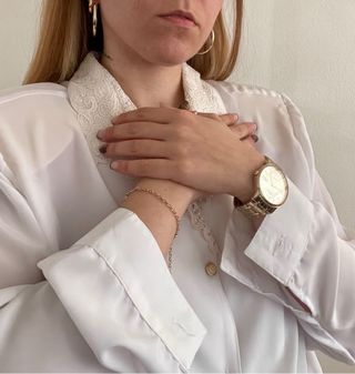 Camisa Vintage Encaje