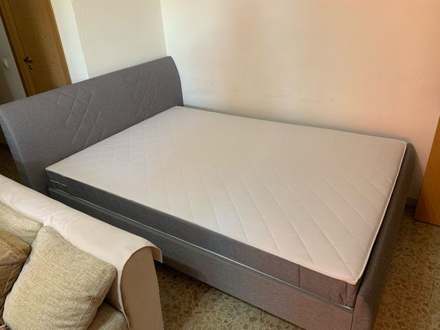 Cama Matrimonio Tapizada 135x200