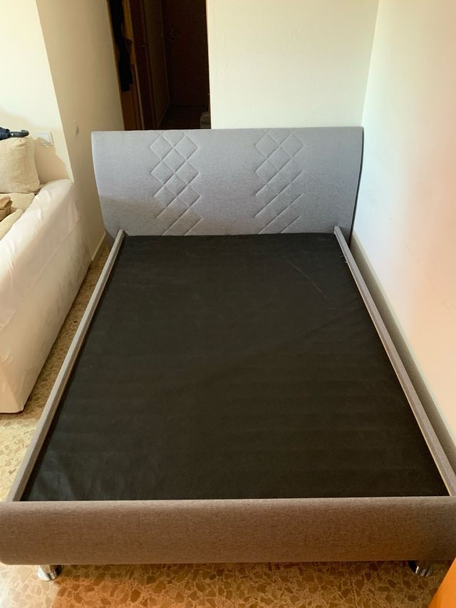 Cama Matrimonio Tapizada 135x200