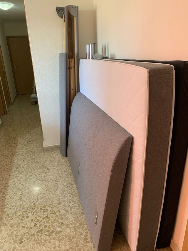 Cama Matrimonio Tapizada 135x200