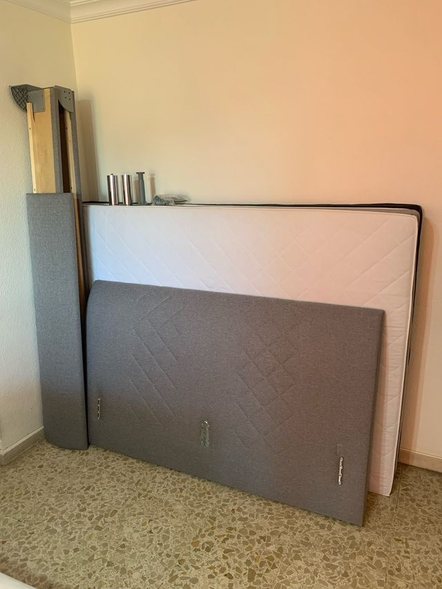 Cama Matrimonio Tapizada 135x200