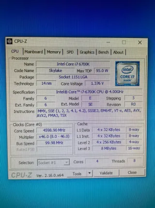 ASUS Z170-A + i7 6700 K