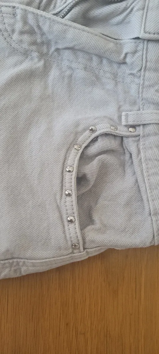 Vaquero corto gris Zara Kids