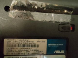 Pc Notebook Portatile ASUS nero da RIPARARE