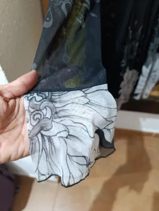 Blusón Desigual flores talla única