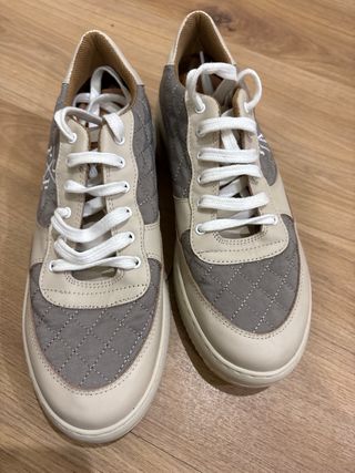 Zapatillas Popa Beige y Gris