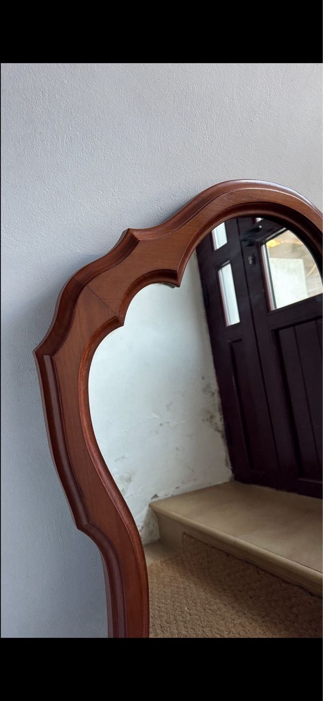Espejo de madera vintage