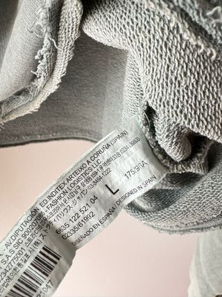 green vintage-effect cotton crop jumper