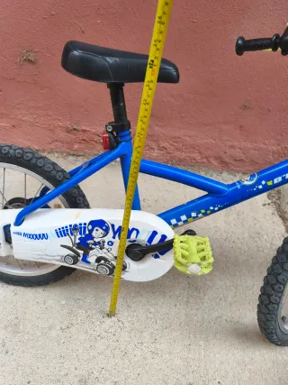 Bicicleta infantil Btwin azul