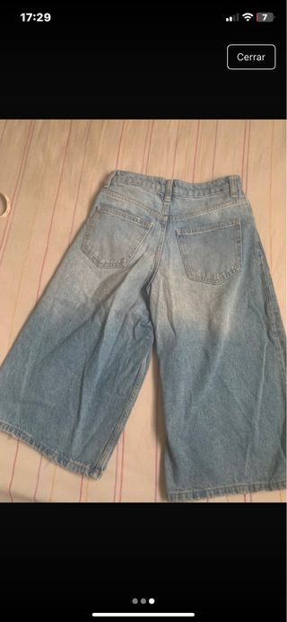 Vaqueros anchos mujer