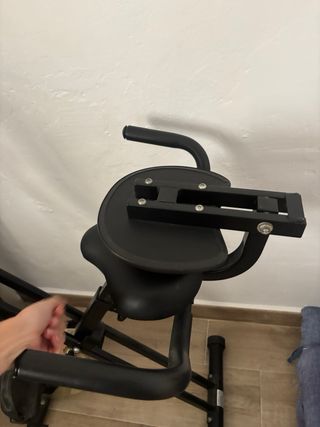 Bicicleta estática plegable