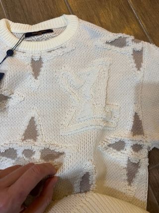 Maglione Louis Vuitton Bianco