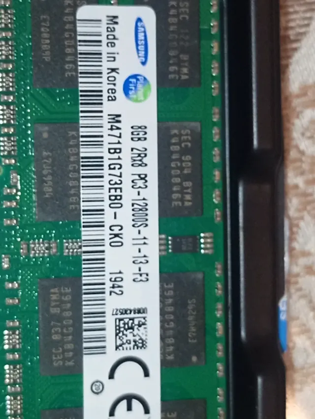 Memoria RAM Samsung 8GB DDR3