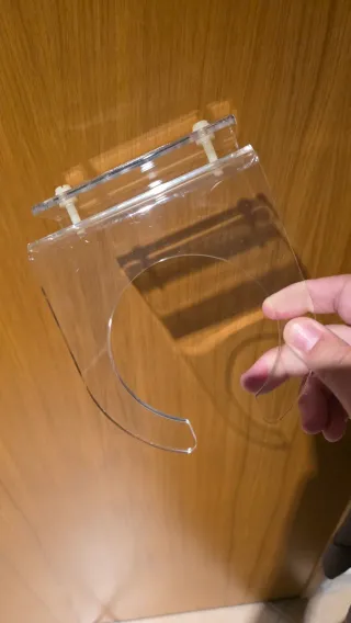 Suporte Acrílico Filtro Meia Aquário