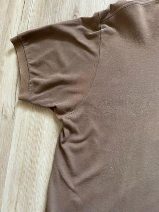 Polo marrón vintage Lacoste (talla XXL)