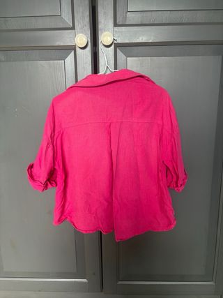 Camisa Zara Rosa Talla XS