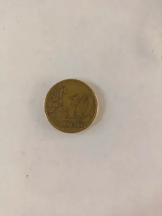 Moneda 10 céntimos Portugal 2002