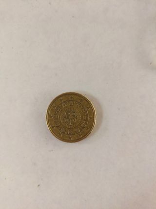 Moneda 10 céntimos Portugal 2002
