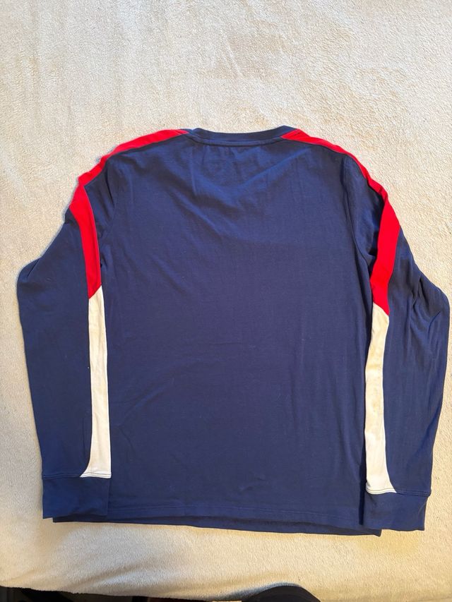 Camiseta Tommy Hilfiger Manga Larga Azul Talla M