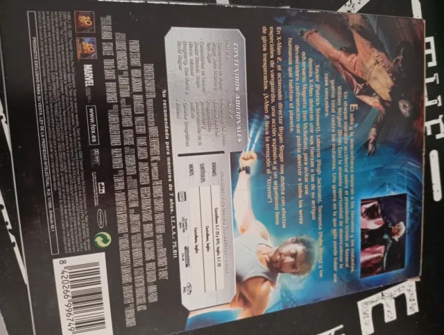 X-Men 2 Edición Coleccionista DVD 2 Discos