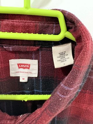 Camisa Levi's cuadros M