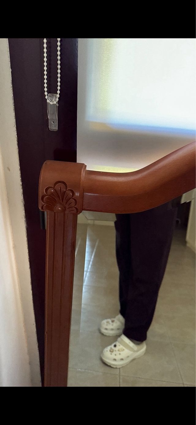 Espejo Grande Madera Vintage