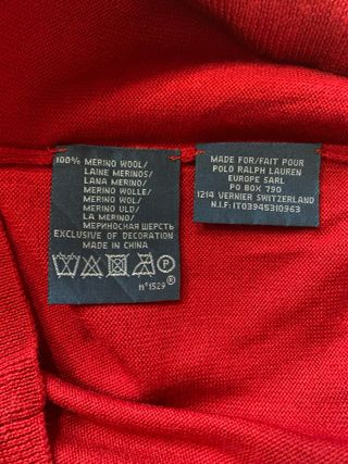 Jersey mRalph Lauren Rojo 