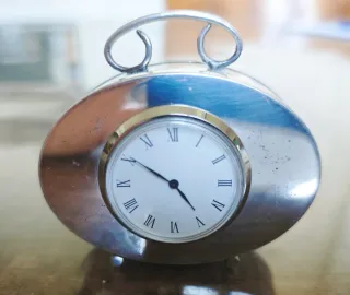 Orologio da tavolo Argento 925 Design Firenze