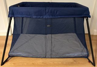 Cuna de viaje BabyBjörn azul
