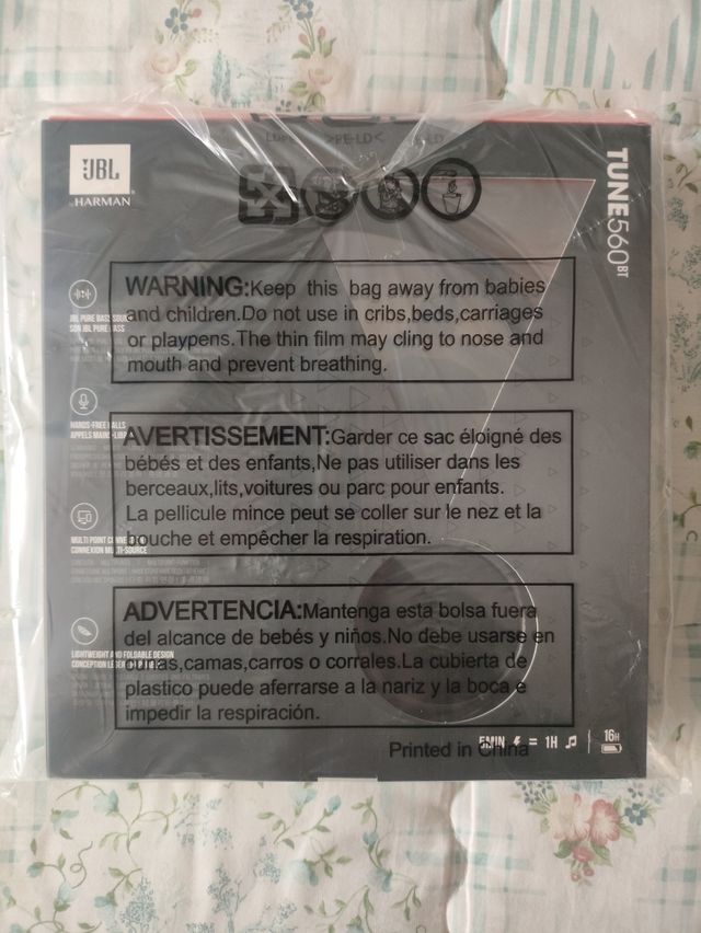 Auriculares bluetooth - JBL Pure Bass