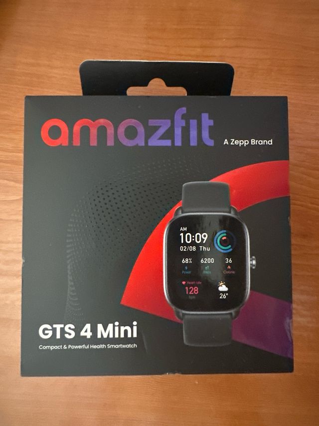 Amazfit GTS 4 Mini Smartwatch Negro