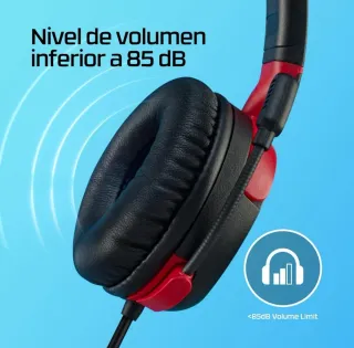 Mini Auriculares Gaming Azul/Rojo NUEVOS