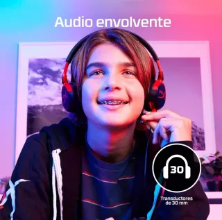 Mini Auriculares Gaming Azul/Rojo NUEVOS