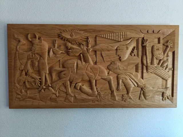 Guernica Picasso Madera 100x49x4 cm