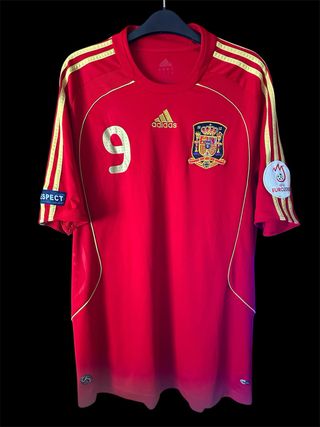 Camiseta Oficial España Torres 9 XL Euro 2008